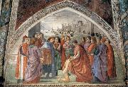 GHIRLANDAIO, Domenico Renunciation of Worldly Goods oil